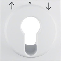 Berker Zentralstück für Jalousie-Schlüsselschalter/-taster S.1/B.3/B.7 polarweiß matt