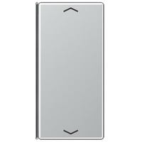 Jung Taste 2fach, mit Pfeilsymbolen, aluminium,