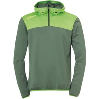 Kempa Emotion 2.0 Quarter Zip Hoody Oberteile, Dragon grün/Hope