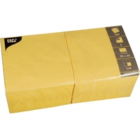 Papstar Servietten gelb, 33x33 cm,