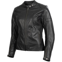 Rukka Mehan Damen Lederjacke, schwarz, 38