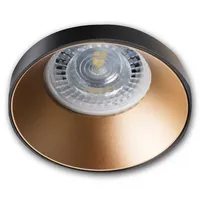 KANLUX SIMEN 1x GU10 rund schwarz/gold