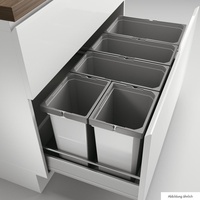 Naber Cox® Box 350 S/1000-5, mit Biodeckel, hellgrau.