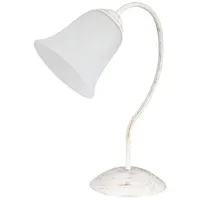 Rabalux Antikes weiß, Opaleszierend Vintage Tischlampe Nachtlampe 1x40W/E27 15x29x36[cm]