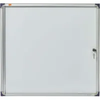NOBO Schaukasten Pacific silber 6x DIN A4 78,4 x
