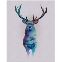 KOMAR Animals Forest Deer", bunt (farbe bild(er): bunt), B:40cm