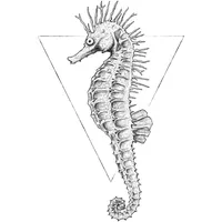 KOMAR Sea Horse White", silber (farbe bild(er): silberfarben), B:30cm