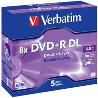 Verbatim DVD+R 8,5 GB 8x 5 St.