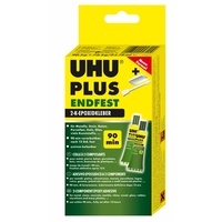 UHU Plus Endfest 2-Komponenten Epoxidharzkleber, 163g (45720.9)
