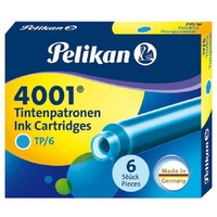 Pelikan 4001 TP/6 Tintenpatronen für Füller türkis 6 St.