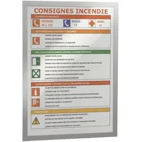 Durable Magnetrahmen selbstklebend DURAFRAME® silber A3, 2 St.
