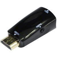 Gembird A-HDMI-VGA-02 HDMI VGA (D-Sub) Schwarz