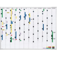 Magnetoplan Permanente Jahresübersicht, 1200 x 900 mm,