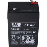 Fiamm FG10451 Blei Akku 6 Volt 4,5Ah 3FM4.5, passend