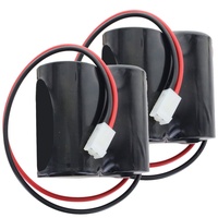 AccuCell 2 Stück Ersatzbatterie passend für ABUS FU2986, FU8220,