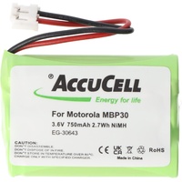 AccuCell Akku passend für Motorola MBP30, NiMH 3,6V 700mAh