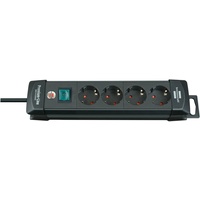 Brennenstuhl Premium-Line 4-fach 1,80 m schwarz