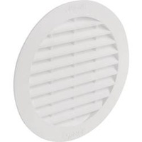 WALLAIR N32909 Abluftgitter Kunststoff Passend für Rohr-Durchmesser: 10 cm