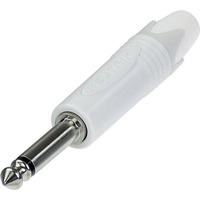 Neutrik NP2X-WT Klinken-Steckverbinder 6.35mm Stecker, gerade Polzahl: 2 Mono