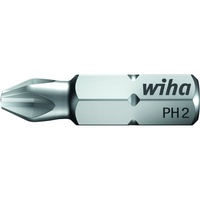 Wiha 7011 Z Bit Standard Kreuzschlitz Bit PH2x25mm, 3er-Pack