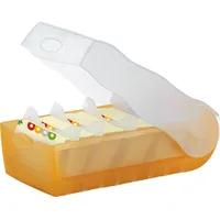 HAN Croco A7 für 900 Karteikarten orange
