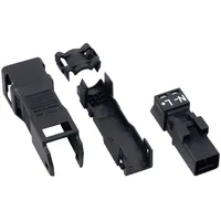 WAGO 890-112-1 Netz-Steckverbinder WINSTA MINI Stecker, gerade Gesamtpolzahl: 2
