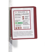 Durable 591403 Sichttafel Rot (B x H x T)