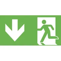 B-Safety Fluchtweg-Notbeleuchtung Deckenaufbaumontage, Wandaufbaumontage