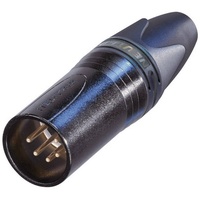 Neutrik NC5MXX-B XLR-Steckverbinder Stecker, gerade Polzahl: 5 Schwarz