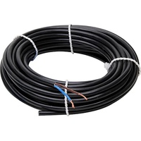 Kopp 152210845 Schlauchleitung H03VV-F 2 x 0.75 mm2, schwarz