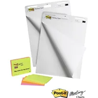Post-it Flipchart-Papier Super Sticky Meeting Chart blanko 63,5 x
