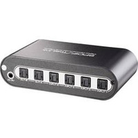 SpeaKa Professional 4x2 Port Toslink-Matrix-Switch mit Fernbedienung