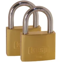 Kasp K12030D2 Vorhängeschloss 30mm Goldgelb Schlüsselschloss