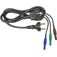 Cliff CIH29950 Sicherheits-Messleitungs-Set Schutzkontakt-Stecker Stecker 4 mm 1.50 m