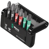 WERA Mini-Check Impaktor 4 05057695001 Bit-Set 6teilig Kreuzschlitz Phillips,