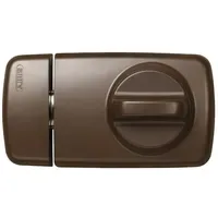 ABUS 7010 Tür-Zusatzschloss Braun