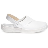 Abeba Berufsschuhe EN 20347:2012 OB Clog Gr.38 weiß Leder