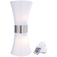 ETC Shop Außen Weg Leuchte Wand Lampe Fernbedienung Dimmer