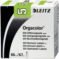 Leitz Leitz, Ordner Zubehör, Ziffernsignal Orgacolor "5", auf Rolle,