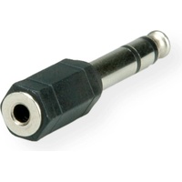 Roline Stereo Adapter 6,35 mm Stecker - 3,5 mm