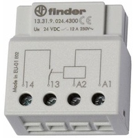 Finder Schaltrelais Unterputz 13.31.9.024.4300 1 Schließer 24 V/DC 12A