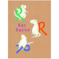 KOMAR ABC Animal R", bunt (farbe bild(er): bunt), B:40cm