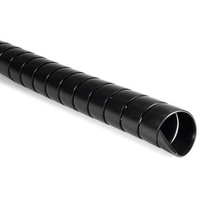 HellermannTyton 162-20100 SPF10-PP-BK Spiralschlauch Schwarz 1m