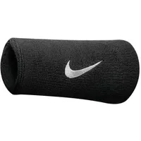 Nike Swoosh Doublewide WRISTBANDS black/white