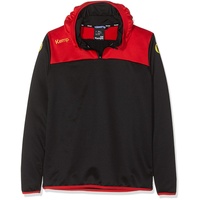 Kempa Emotion 2.0 Quarter Zip Hoodie schwarz/Rot/Gelb, 128