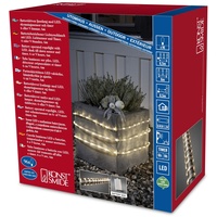 Konstsmide LED Lichterschlauch, 6m, mit Lichtsensor und 6h und