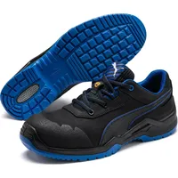 Puma Argon Blue Low Gr.42 schwarz/blau Leder S3 ESD