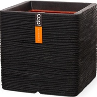 Capi Europe Capi Blumentopf Nature Rib Quadratisch 40 x