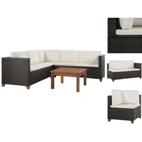VidaXL Garten-Lounge-Set braun 44108