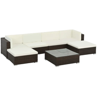 VidaXL Lounge-Set braun 44597